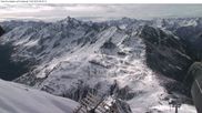 Archived webcam image showing Hochalpila Bahn - Silvretta Montafon on 13 May 2026 at 08:45