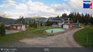 Archived webcam image showing top station Piz de Plaies on 13 Jun 2026 at 07:14