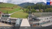 Archiviertes Webcam Bild: Kronplatz: Talstation Miara am 10.10.2026 um 12:04 Uhr