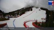 Archived webcam image showing Base station Passo Furcia on 13 Apr 2026 at 12:28