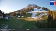 Archived webcam image showing Base station Passo Furcia on 17 May 2026 at 06:12