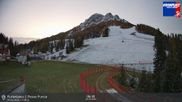 Archived webcam image showing Base station Passo Furcia on 25 Oct 2026 at 06:21