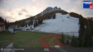 Archived webcam image showing Base station Passo Furcia on 25 Oct 2026 at 07:21