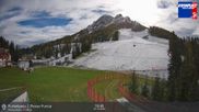 Archived webcam image showing Base station Passo Furcia on 25 Oct 2026 at 10:21