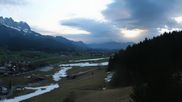 Archived webcam image showing Ellmau at Kaiser Mountains on 10 Apr 2026 at 07:37