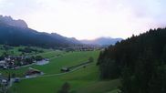 Archived webcam image showing Ellmau at Kaiser Mountains on 25 Aug 2026 at 06:07