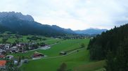 Archived webcam image showing Ellmau at Kaiser Mountains on 25 Aug 2026 at 07:07