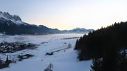 Archived webcam image showing Ellmau at Kaiser Mountains on 26 Feb 2026 at 07:02