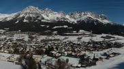 Archived webcam image showing Ellmau at Kaiser Mountains on 26 Feb 2026 at 10:02