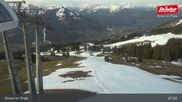 Archived webcam image showing Top Station Jochbahn - Brixen im Thale on 12 Apr 2026 at 07:54