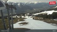 Archived webcam image showing Top Station Jochbahn - Brixen im Thale on 12 Apr 2026 at 09:54