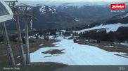 Archived webcam image showing Top Station Jochbahn - Brixen im Thale on 12 Apr 2026 at 03:54