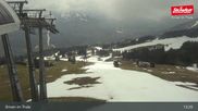 Archived webcam image showing Top Station Jochbahn - Brixen im Thale on 12 Apr 2026 at 13:54