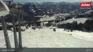 Archived webcam image showing Top Station Jochbahn - Brixen im Thale on 26 Feb 2026 at 15:18