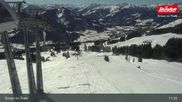 Archived webcam image showing Top Station Jochbahn - Brixen im Thale on 26 Feb 2026 at 11:18