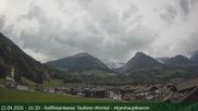 Archiviertes Webcam Bild: Raiffeisenkasse Luttach am 12.04.2026 um 16:01 Uhr