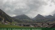 Archiviertes Webcam Bild: Raiffeisenkasse Luttach am 12.04.2026 um 18:01 Uhr