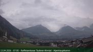 Archiviertes Webcam Bild: Raiffeisenkasse Luttach am 13.04.2026 um 07:02 Uhr