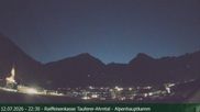 Archived webcam image showing Center of Luttach on 12 Jul 2026 at 22:06