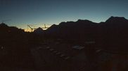 Archived webcam image showing Hotel Goldener Berg: village view Oberlech on 12 Sep 2026 at 06:03