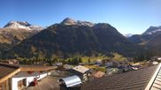 Archived webcam image showing Hotel Goldener Berg: village view Oberlech on 27 Oct 2026 at 12:50