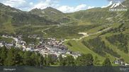 Archived webcam image showing Gamsleitenspitze (Obertauern) on 10 Aug 2026 at 15:57