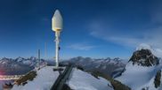Archived webcam image showing Kleinmatterhorn on 28 May 2026 at 02:55