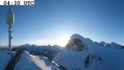 Archiviertes Webcam Bild: Zermatt Kleinmatterhorn: Gletscherskigebiet am 21.05.2026 um 06:23 Uhr