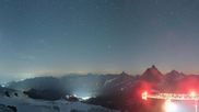 Archiviertes Webcam Bild: Zermatt Kleinmatterhorn: Gletscherskigebiet am 12.07.2026 um 02:37 Uhr