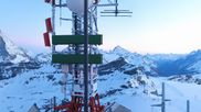 Archived webcam image showing Plateau Rosa Zermatt / Breuil Cervinia on 5 Apr 2026 at 07:29