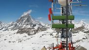 Archived webcam image showing Plateau Rosa Zermatt / Breuil Cervinia on 5 Apr 2026 at 14:29
