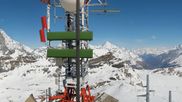 Archived webcam image showing Plateau Rosa Zermatt / Breuil Cervinia on 5 Apr 2026 at 12:29