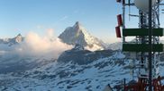 Archived webcam image showing Plateau Rosa Zermatt / Breuil Cervinia on 25 May 2026 at 06:05