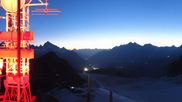 Archived webcam image showing Plateau Rosa Zermatt / Breuil Cervinia on 12 Jul 2026 at 04:30
