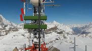 Archiviertes Webcam Bild: Zermatt / Breuil Cervinia: Plateau Rosa am 26 Feb 2026 um 12:11 Uhr