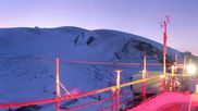 Archived webcam image showing Plateau Rosa Zermatt / Breuil Cervinia on 14 Oct 2026 at 07:45