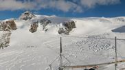 Archived webcam image showing Plateau Rosa Zermatt / Breuil Cervinia on 10 Oct 2026 at 16:01