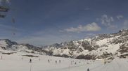 Archiviertes Webcam Bild: Cervinia: Plan Maison Panoramakamera am 10.04.2026 um 10:58 Uhr