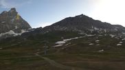 Archived webcam image showing Cervinia, Plan Maison on 16 Jun 2026 at 06:42