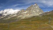 Archiviertes Webcam Bild: Cervinia: Plan Maison Panoramakamera am 26.08.2026 um 12:33 Uhr