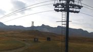 Archived webcam image showing Cervinia, Plan Maison on 18 Sep 2026 at 08:14