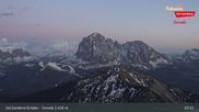Archived webcam image showing Seceda - Val Gardena / Gröden on 1 May 2026 at 05:58