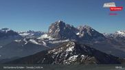 Archived webcam image showing Seceda - Val Gardena / Gröden on 1 May 2026 at 09:58