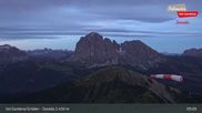 Archived webcam image showing Seceda - Val Gardena / Gröden on 15 Jun 2026 at 05:13