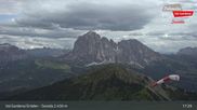 Archived webcam image showing Seceda - Val Gardena / Gröden on 16 Jun 2026 at 17:05