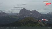 Archived webcam image showing Seceda - Val Gardena / Gröden on 16 Jun 2026 at 13:05