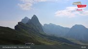 Archived webcam image showing Seceda - Val Gardena / Gröden on 2 Aug 2026 at 09:42