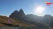 Archived webcam image showing Seceda - Val Gardena / Gröden on 16 Sep 2026 at 08:54