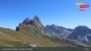 Archived webcam image showing Seceda - Val Gardena / Gröden on 16 Sep 2026 at 11:54
