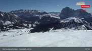 Archived webcam image showing Seceda - Val Gardena / Gröden on 26 Feb 2026 at 13:33
